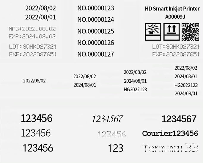 Handheld Printer Portable EAN Code Marker Serial Numbers Date Packaging status original