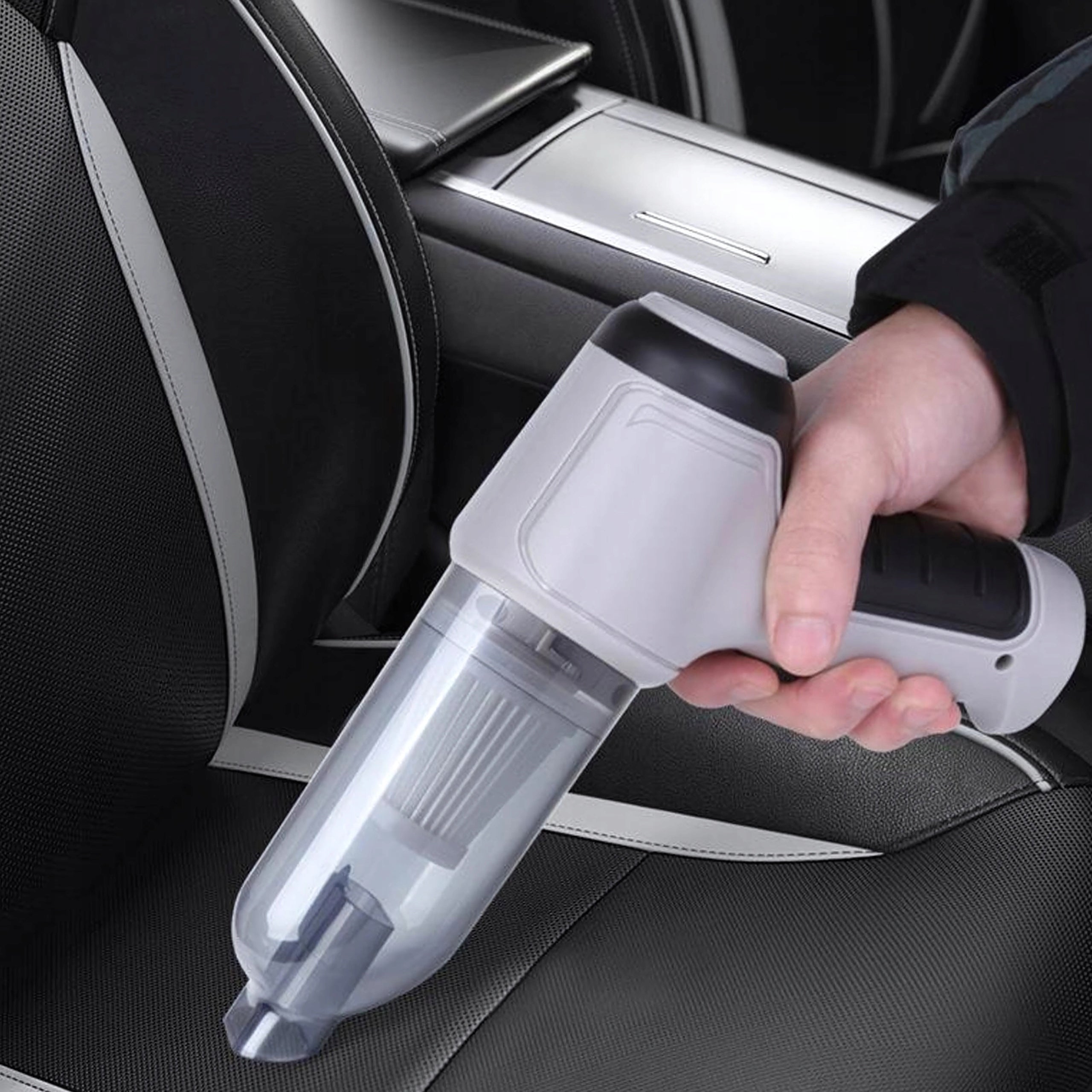 Handheld Vacuum Cleaner ADM Bagless Car Vacuum Cleaner Wireless Grey Manufacturer code Bezworkowy odkurzacz samochodowy
