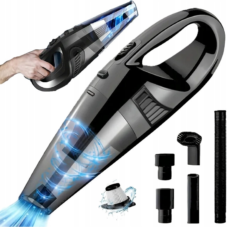 Handheld Vacuum Cleaner Wireless Bagless Car Silent Filter+ Tips