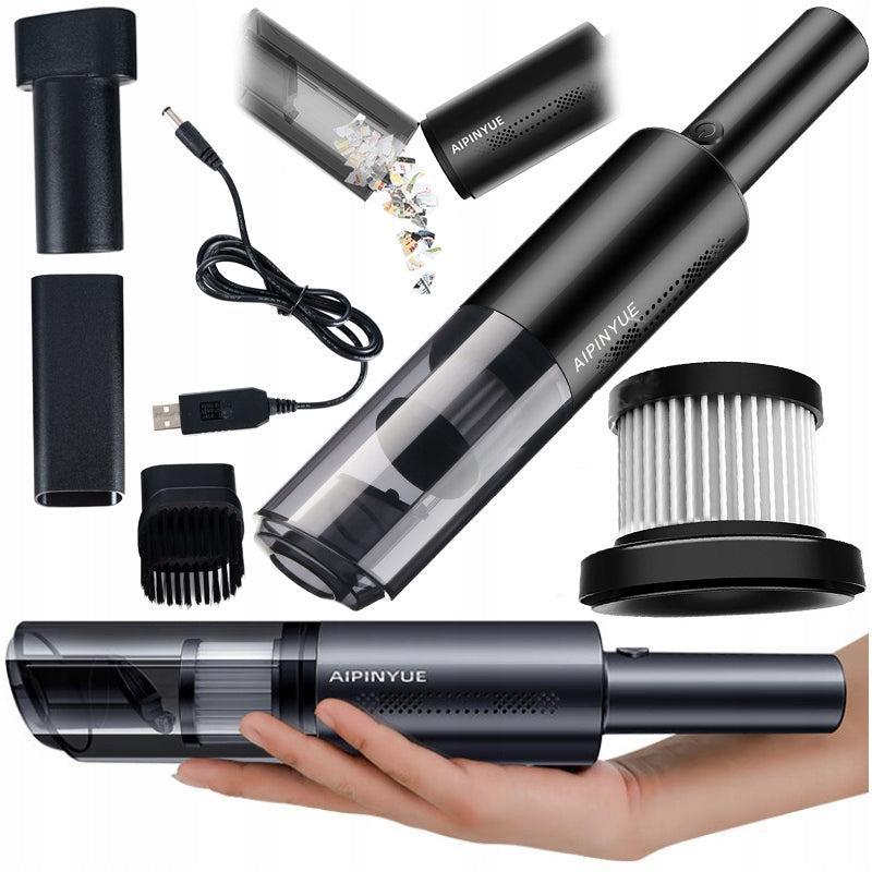 Handheld Vacuum Cleaner Wireless Car 120W Usb Lightweight Filter Mg Aipinyue