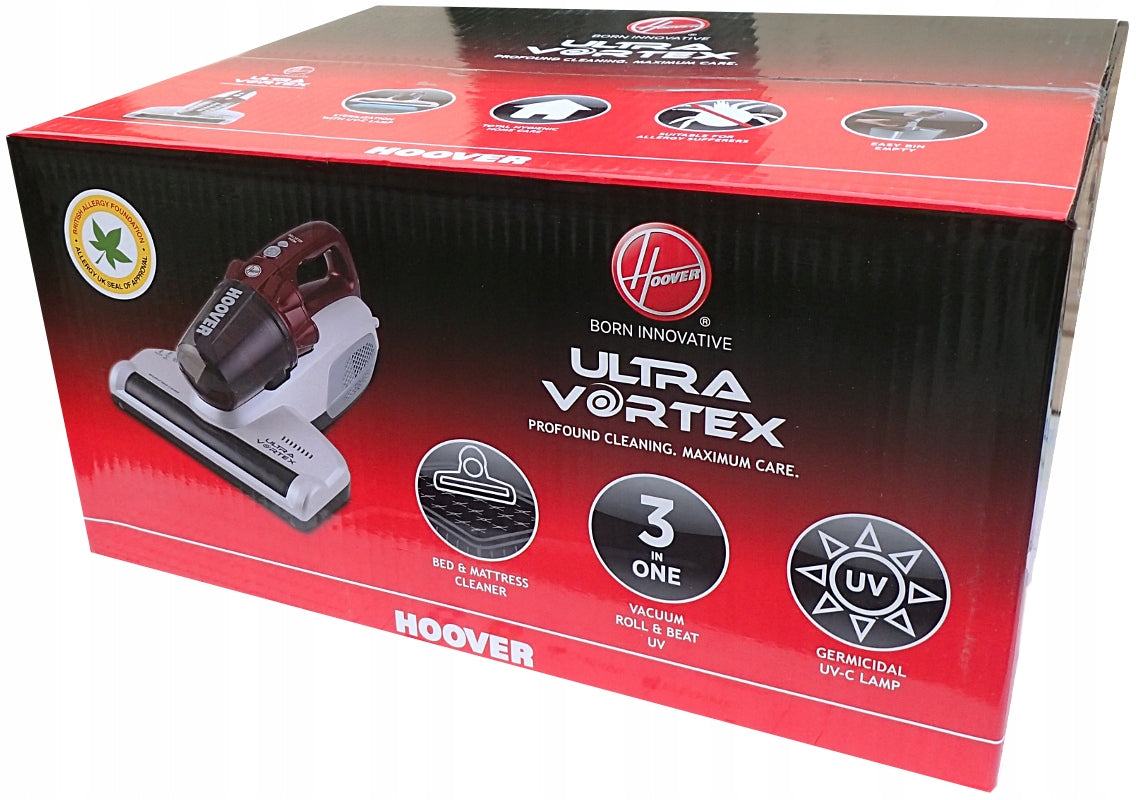 Handheld Vacuum Cleaner for Allergy Mattresses Hoover MBC500UV Ultra Vortex Packaging status original