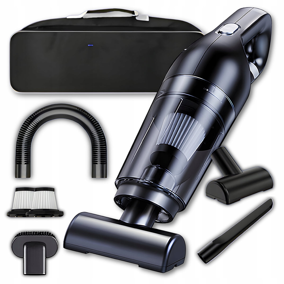 Handheld Vacuum Cleaner for Car Strong Wireless Lightweight Strong Bagless Packaging status original
