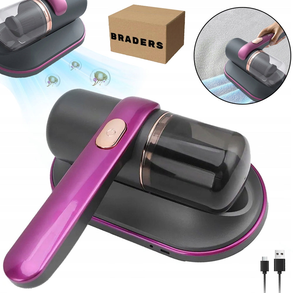 Handheld Vacuum Cleaner for Mattresses and Pillows 10000Pa Mites Removal