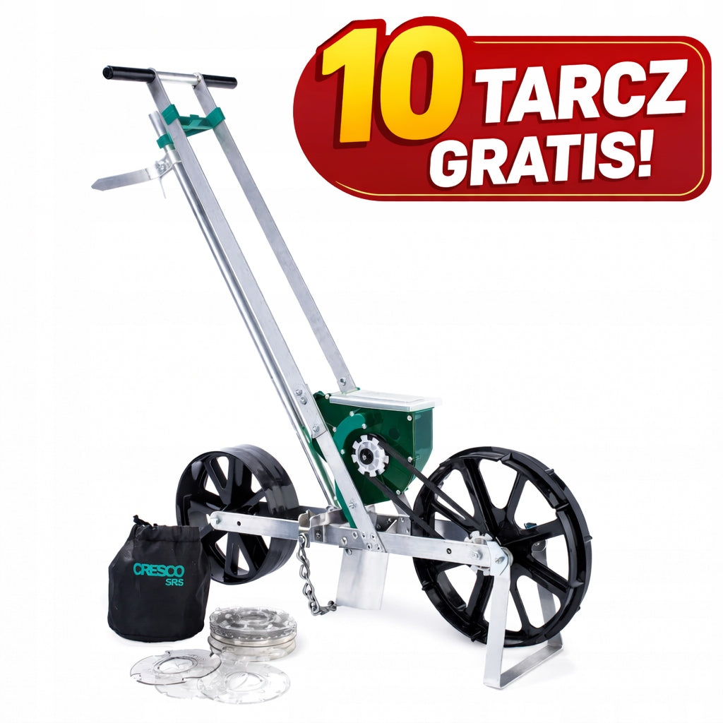 Handheld Vegetable Seed Drill 10 Discs Precision Carrot Lettuce Packaging status original