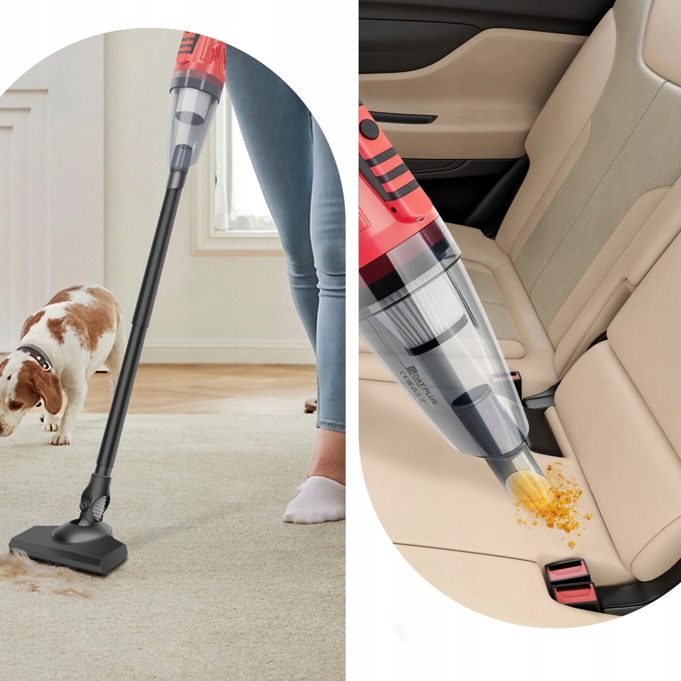 Handheld vacuum cleaner DayPlus LYXCQ2-01 red