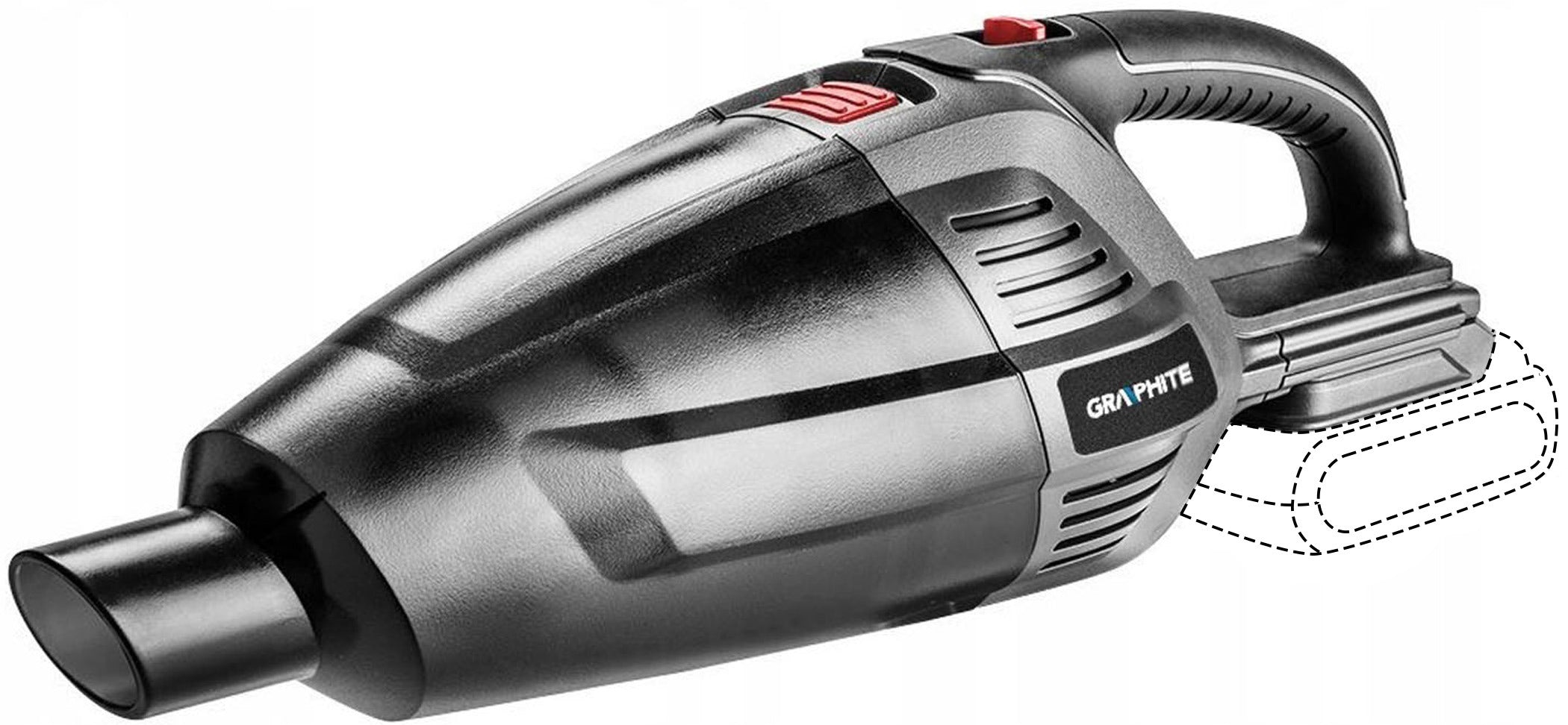 Handheld vacuum cleaner GRAPHITE 2w1 58G097 E+ Brand GRAPHITE