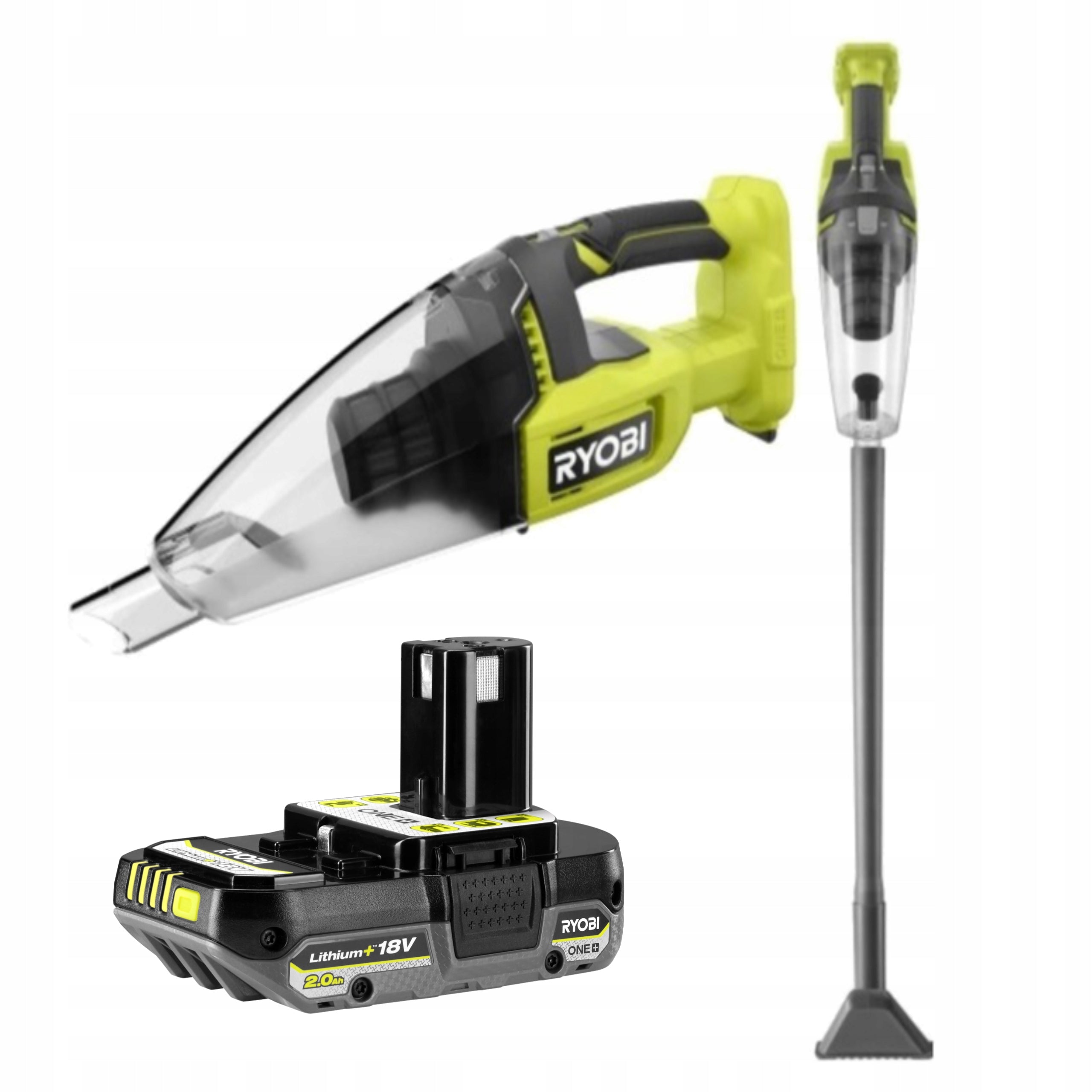 Handheld vacuum cleaner Ryobi RHV18F-0 + RB1820C
