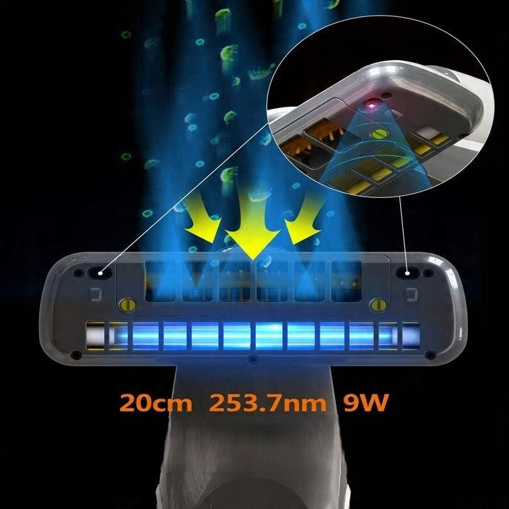 Handheld vacuum cleaner for mites Dibea UV-10 white 250 Manufacturer code vaccum
