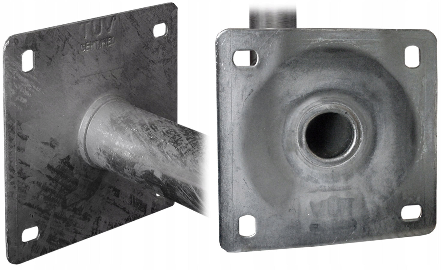 Handle, strong, solid angle wall stand 50 mm, 40 cm, HOT DIP GALVANIZED Brand Corab