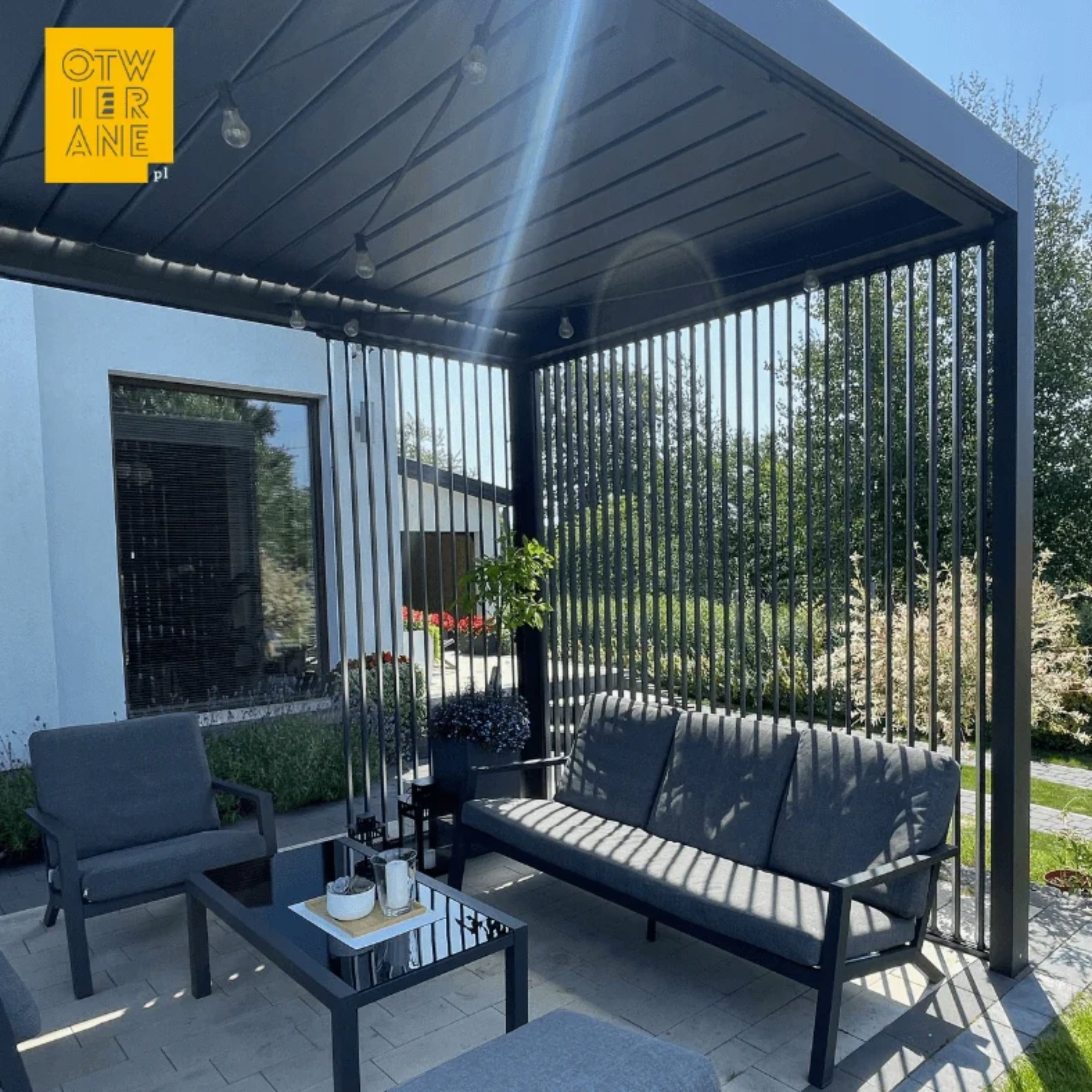Handles Blinds Movable Outdoor Terrace Boards ANTHRACITE (RAL 7016) Product weight with unit packaging 0.35 kg