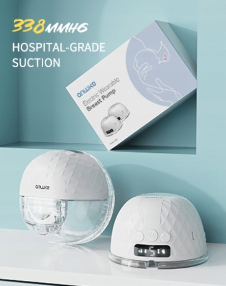 Hands Free Shell Breast Pump, 9 Levels 4 Modes with LED Display Packaging status original