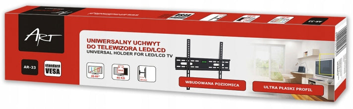 Hanger holder 26-60' TV LCD 45kg FLAT SLIM 24mm Brand Art