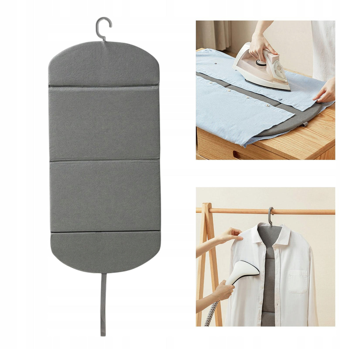 Hanging Ironing Pad Garment Steamers Board Portable Vertical Clothes
