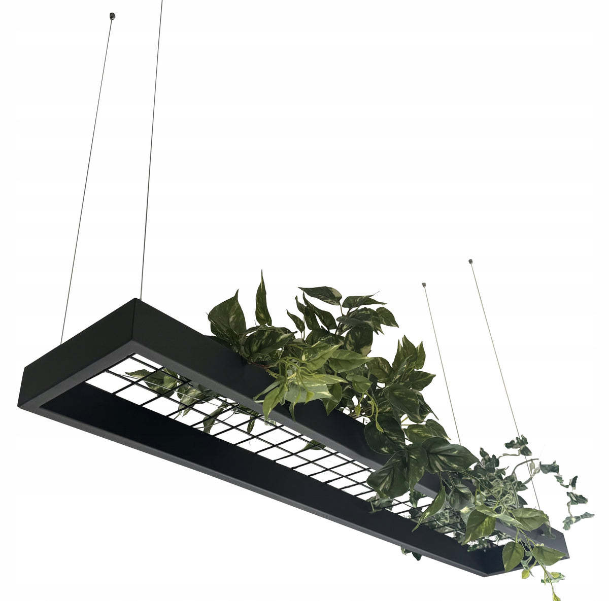 Hanging/ceiling shelf 129/22/6 Manufacturer code półka suf siatka czarna 129
