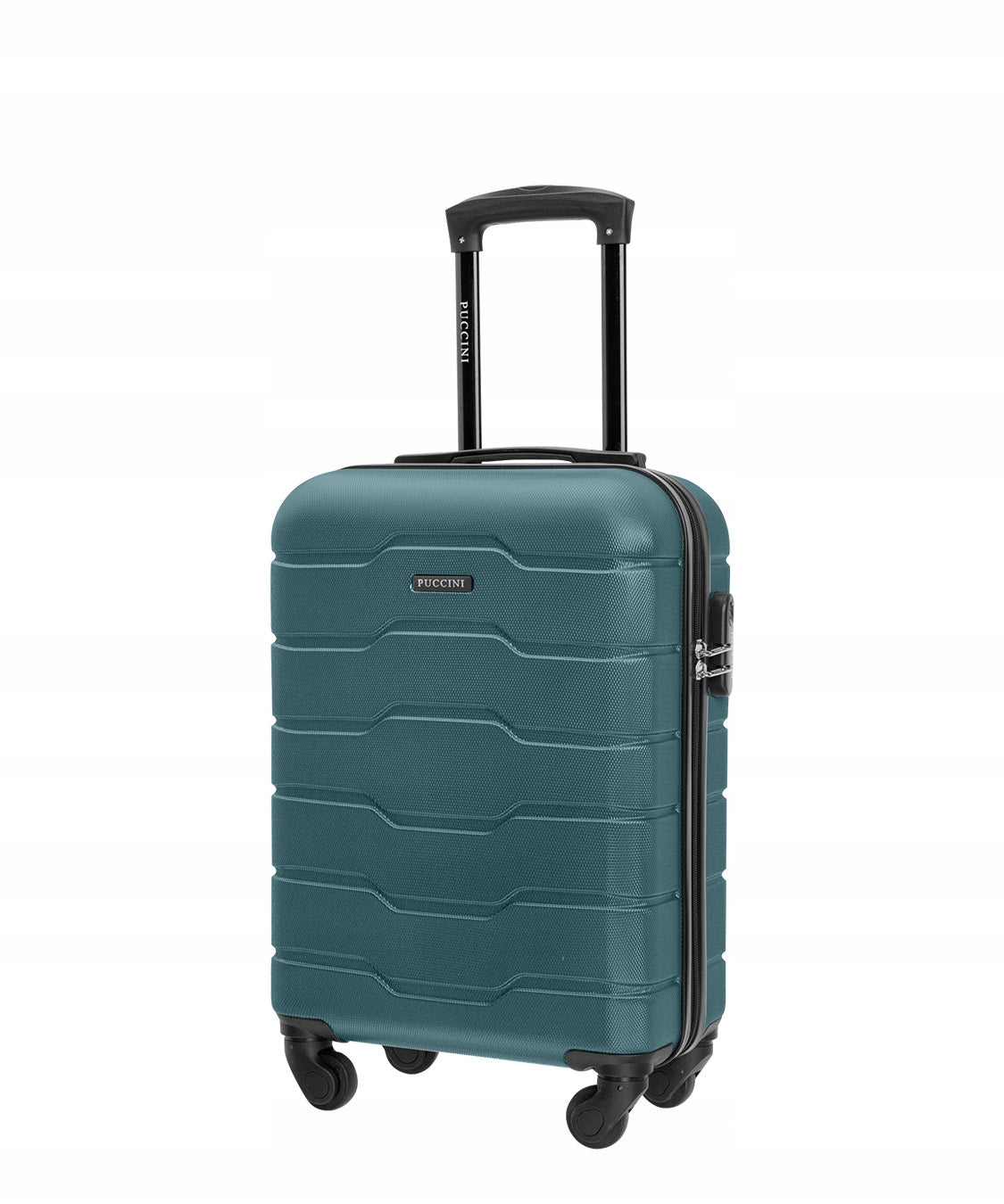 Hard Travel Cabin Suitcase On Wheels PUCCINI Green ABS024C-5