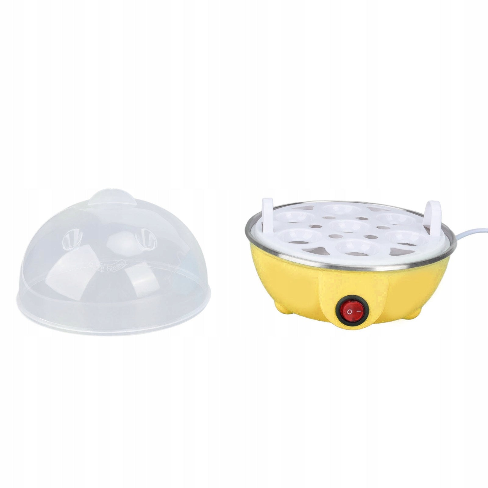 Hard-boiled egg cooker to prevent burning dry