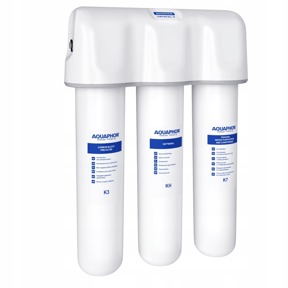 Hard water filter Aquaphor Crystal H softening, under sink + indicator Manufacturer code 206422