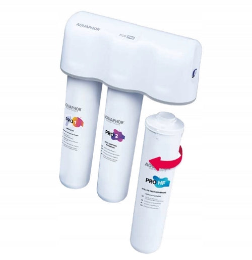 Hard water filter softening under the kitchen sink AQUAPHOR ECO H PRO +faucet Model zmiękczający ECO-H-PRO