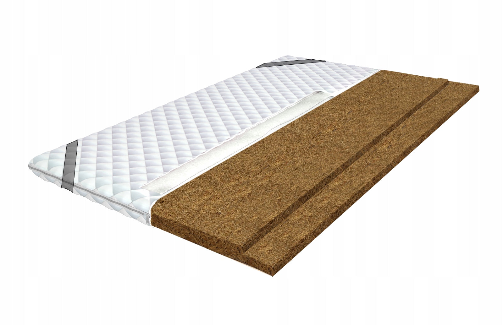 Hardening pad 2xKOKOS 120x200, H4, Natural topper, Fastening bands EAN (GTIN) 5904067035584