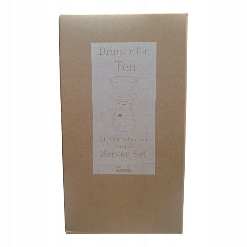 Hario Cha Cha Drip Bouquet White + Server + Filters Packaging status original