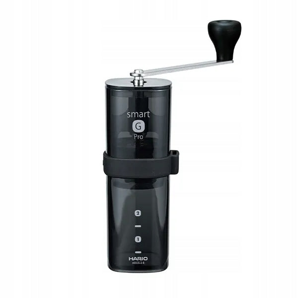 Hario Coffee Grinder - Smart G PRO Coffee Mill Transparent Black Brand Hario
