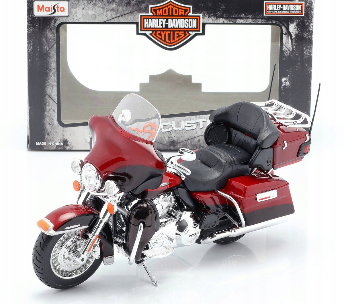 Harley-Davidson FLHTK Electra Glide Ultra Limited 2013 Red Maisto 1:12