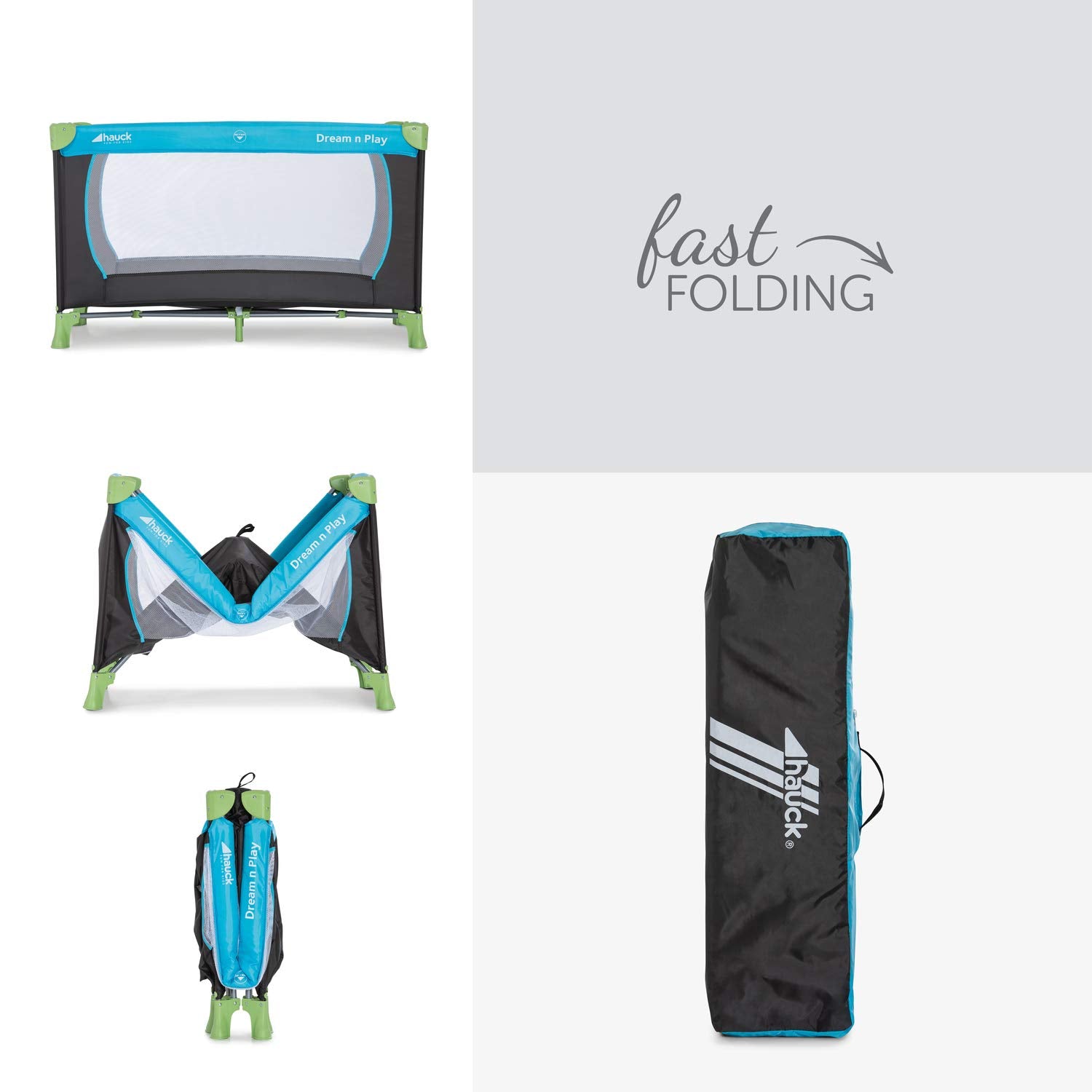 Hauck H-60448-EN-000-000 Travel Cot Color blue