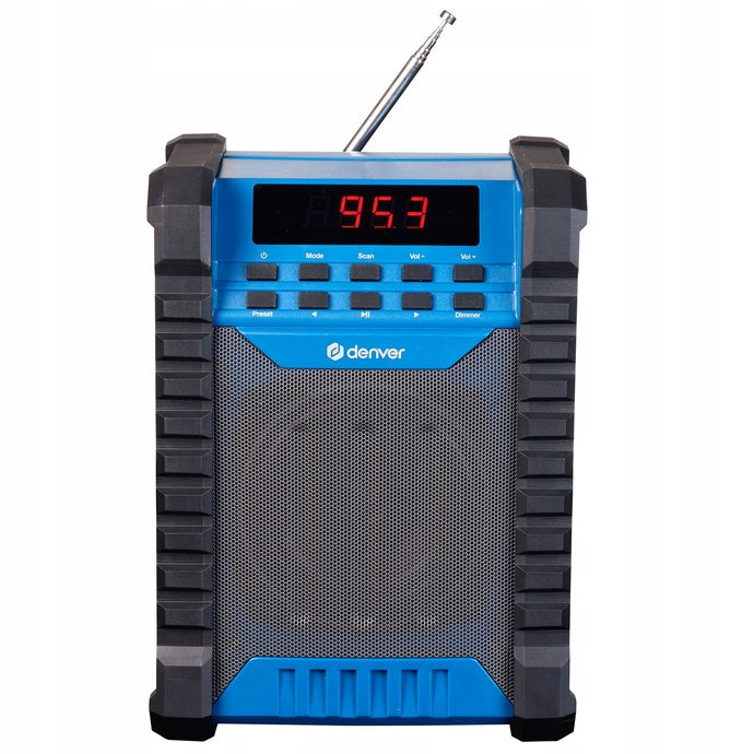 Havy duty radio Denver WRB-60 FM and Bluetooth, IP54