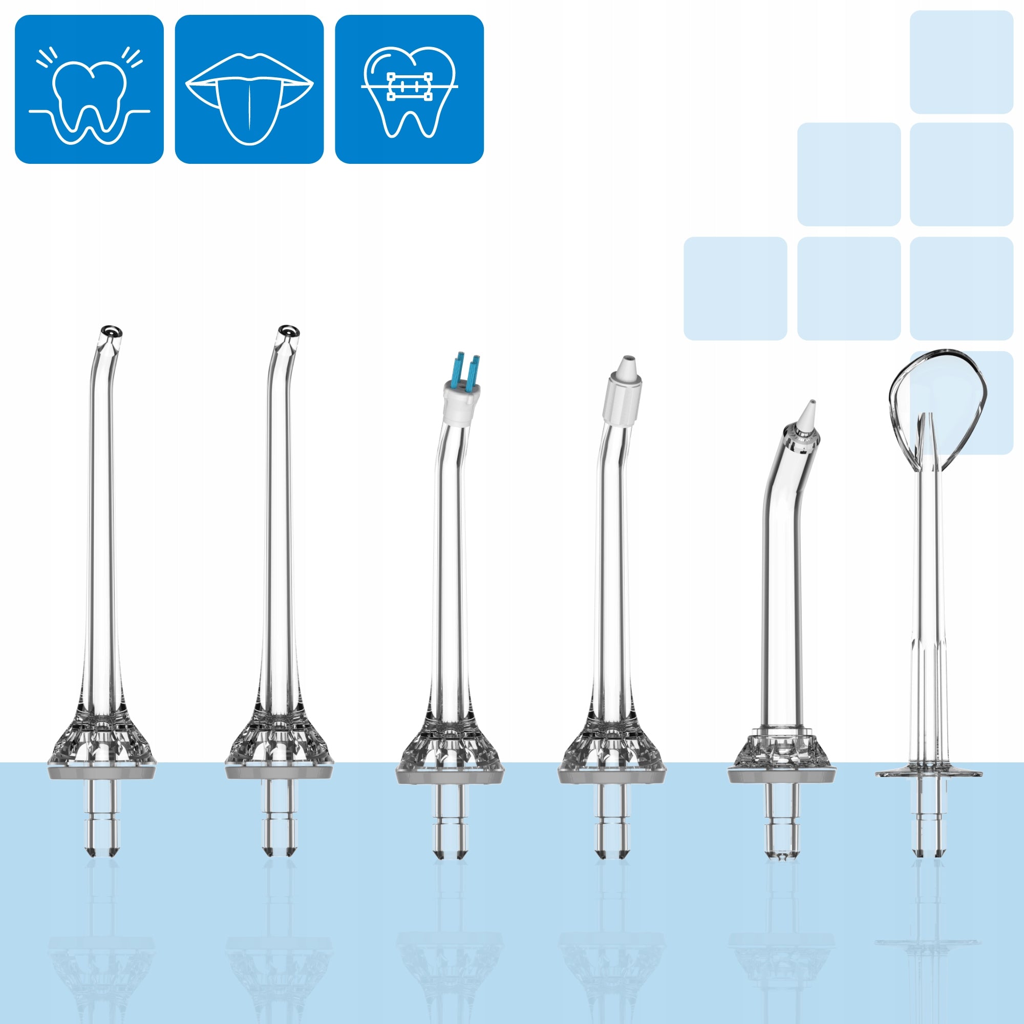 Haxe Oral Irrigator black HX717 Kind wireless