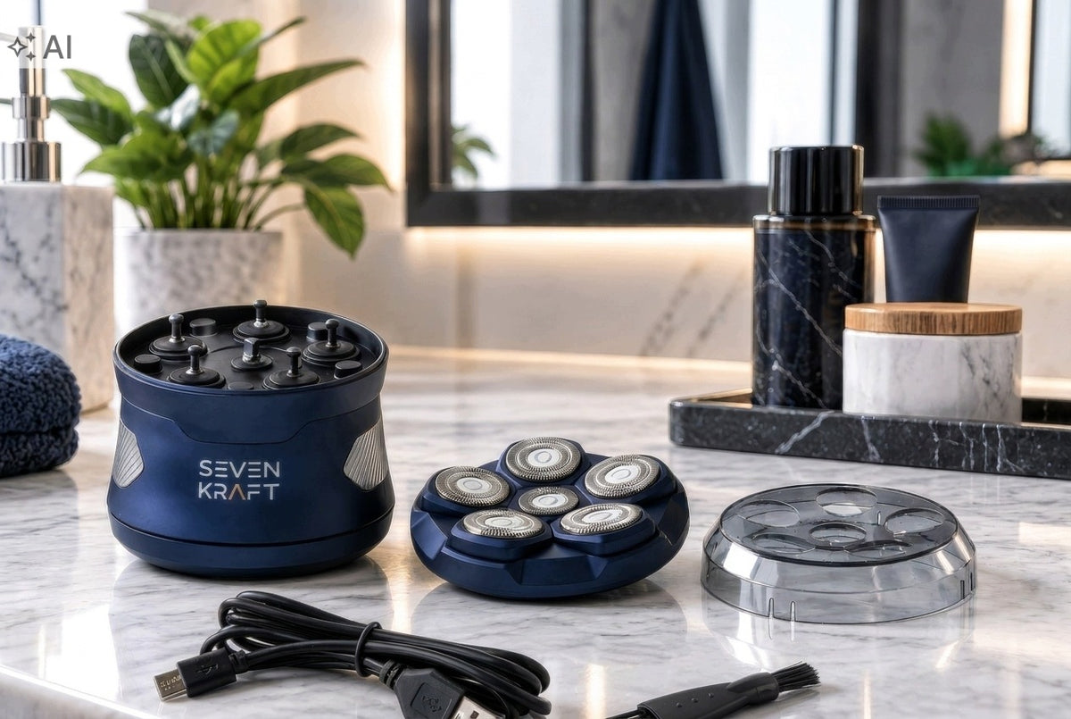 Head Shaver 6-Head Shaving for Zero IPX7 2 Speed, LED USB-C Manufacturer code sk_2962