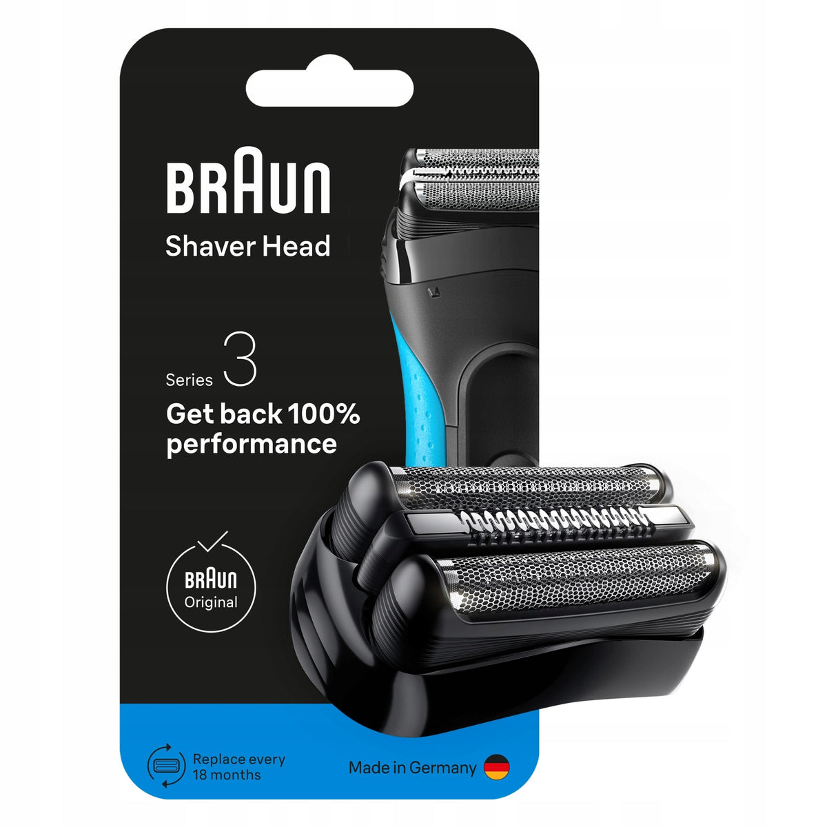 Head block blade foil Braun 21B blade knives for SERIES 3 for 32B original Manufacturer code 21B
