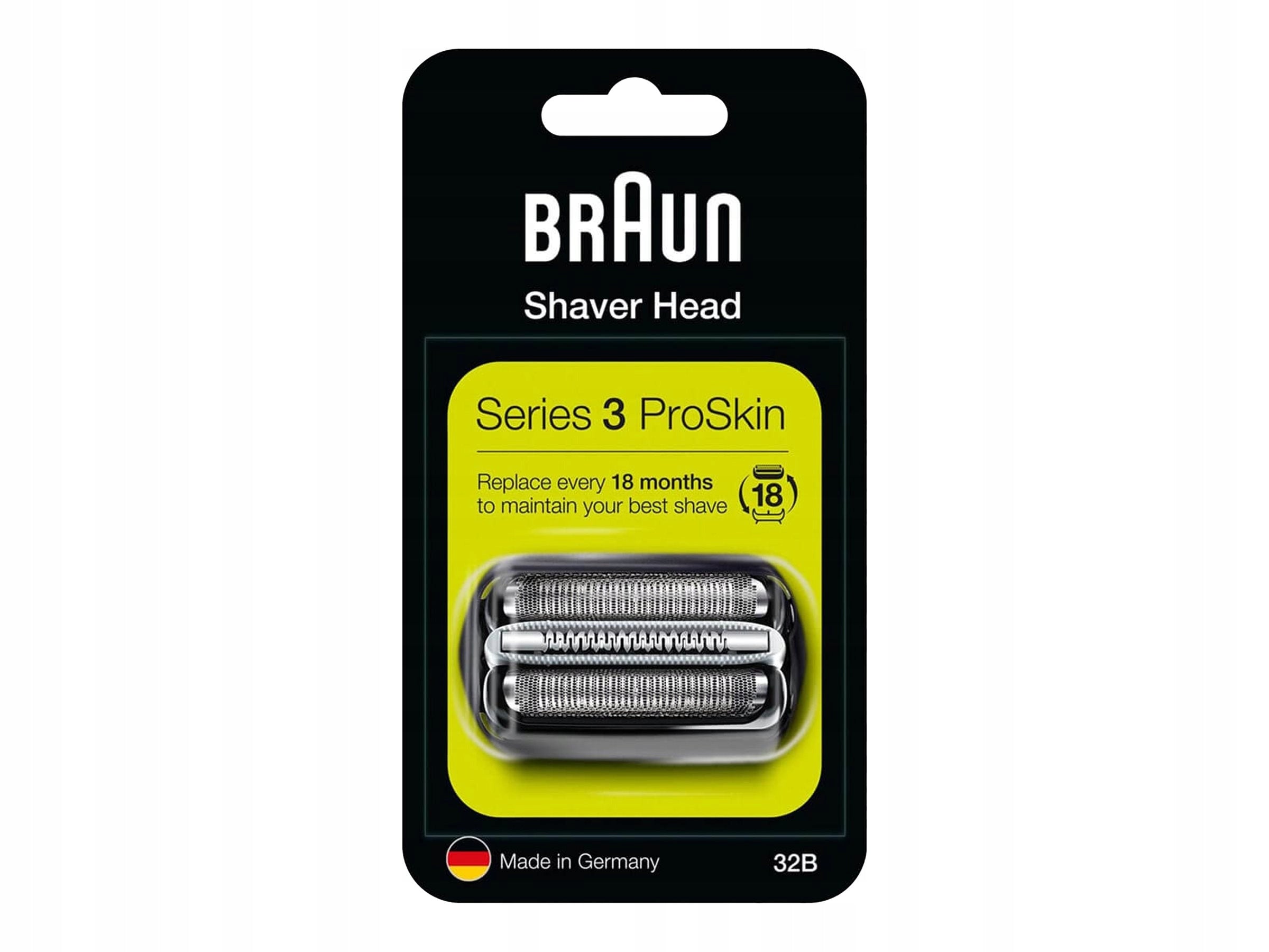 Head for shaver Braun 32B for series 3 Packaging status original