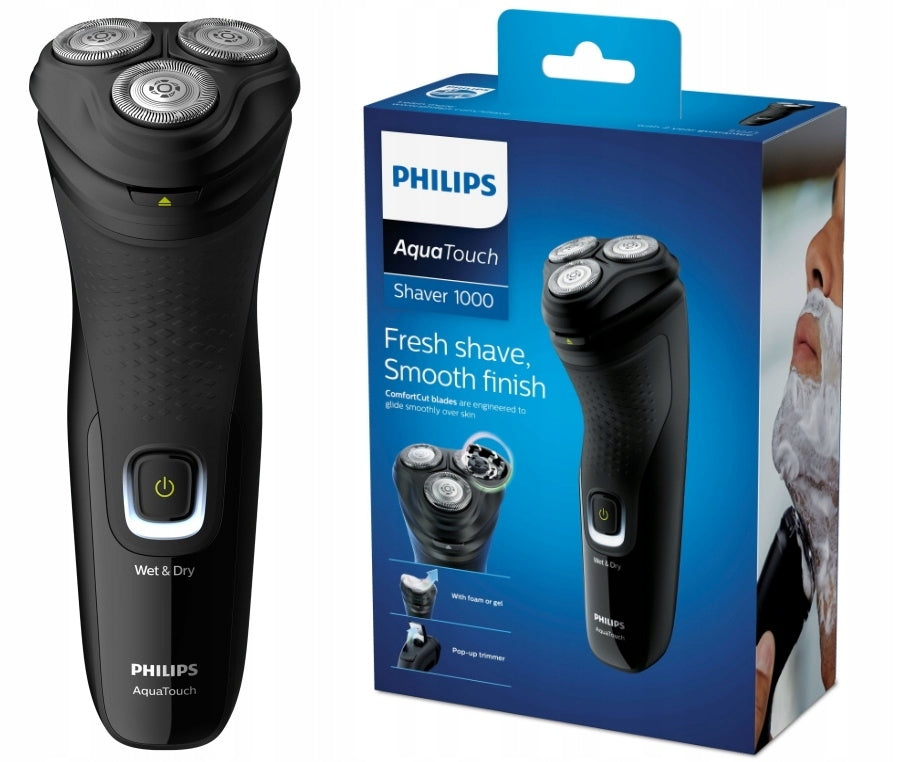 Head shaver for facial hair Philips Series 1000 S1134 black Packaging status original