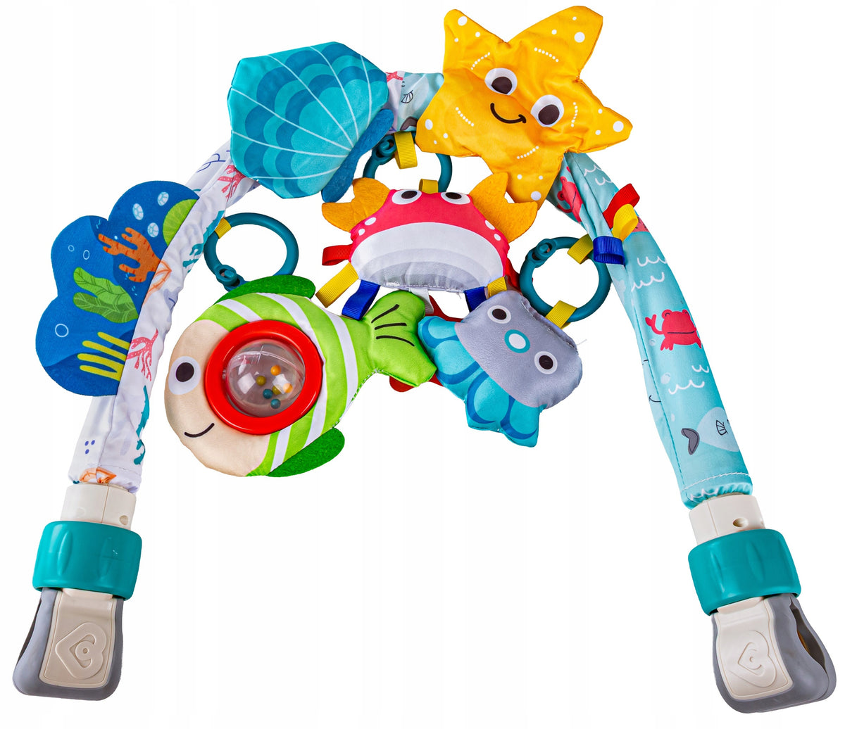 Headband Bow Pendant 3in1 with Plush Toys and Bed Clip Car Seat Stroller Manufacturer code 6080 ZW