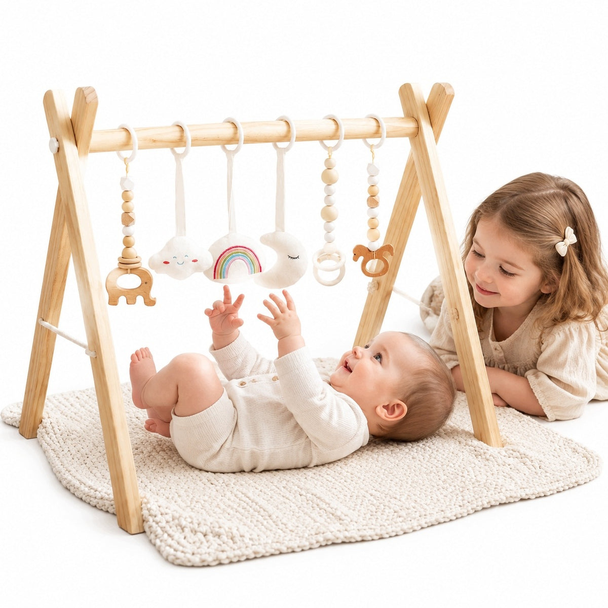 Headband Infant Stand Baby Gym Set for Children Sensory