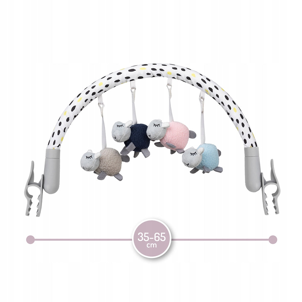 Headband with toys MoMi JOY - universal sensory 4 toys Brand MoMi