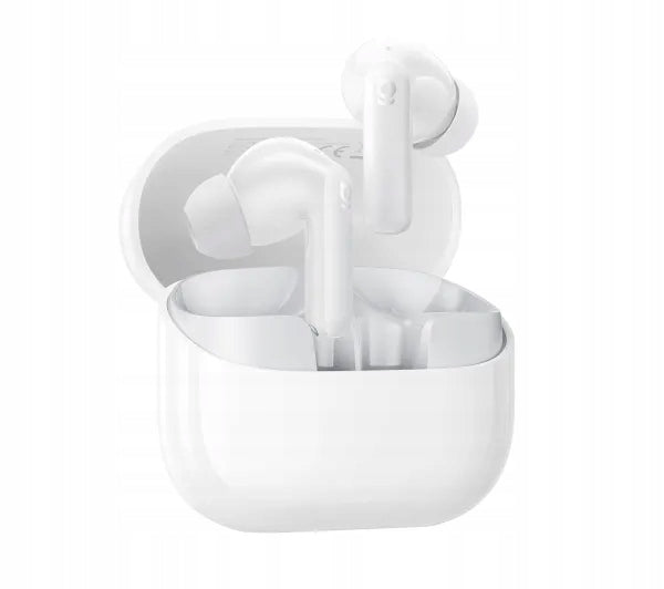 Headphones Baseus Bass BP1 NC Touch Bluetooth 6.0 White Wireless