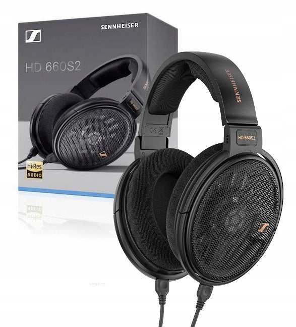 Headphones SENNHEISER HD 660S2 300Ohm 104dB 8-41500Hz + ADAPTER 3.5 mm