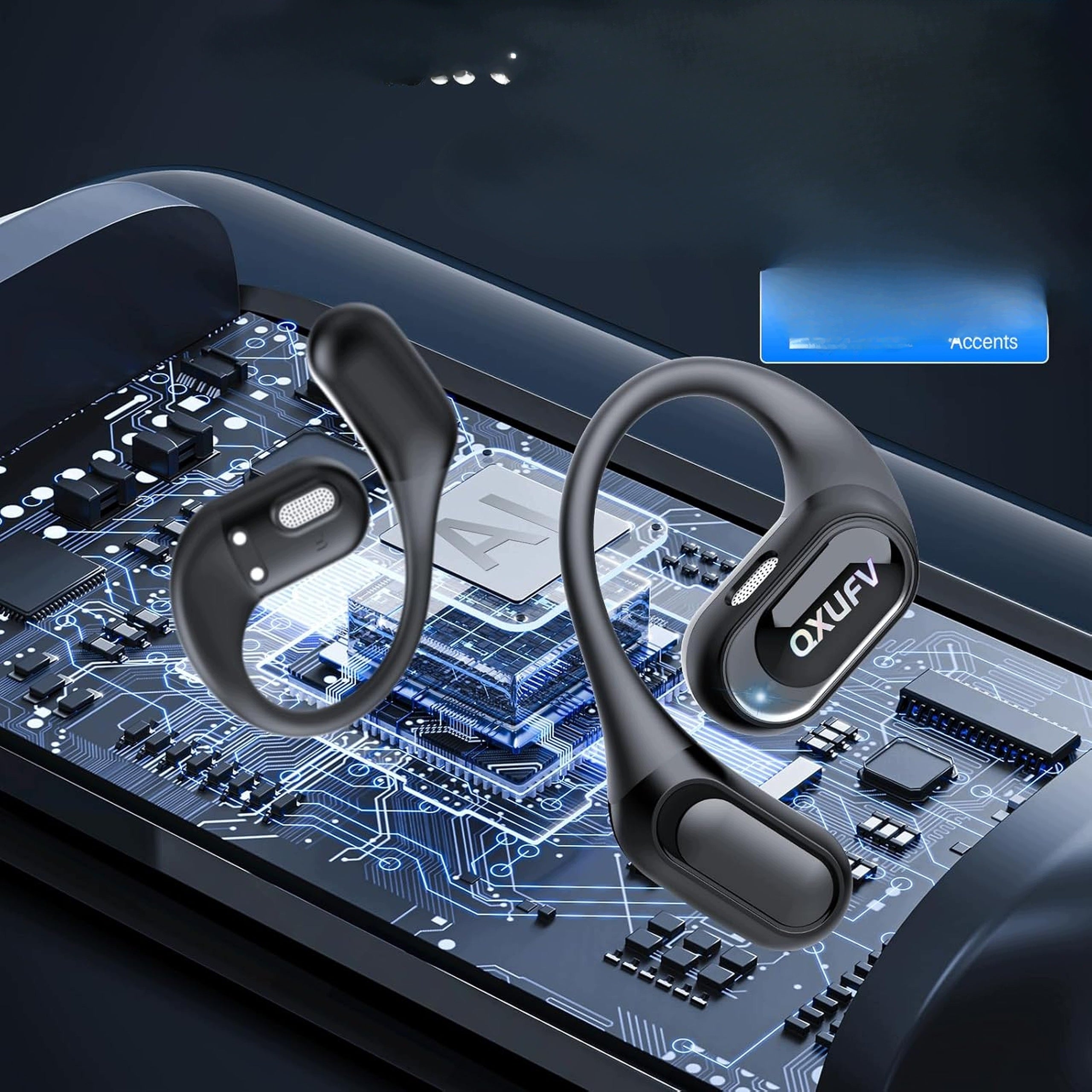 Headphones translator 164 languages AI open-ear wireless sports Model 3XSJ6TUN