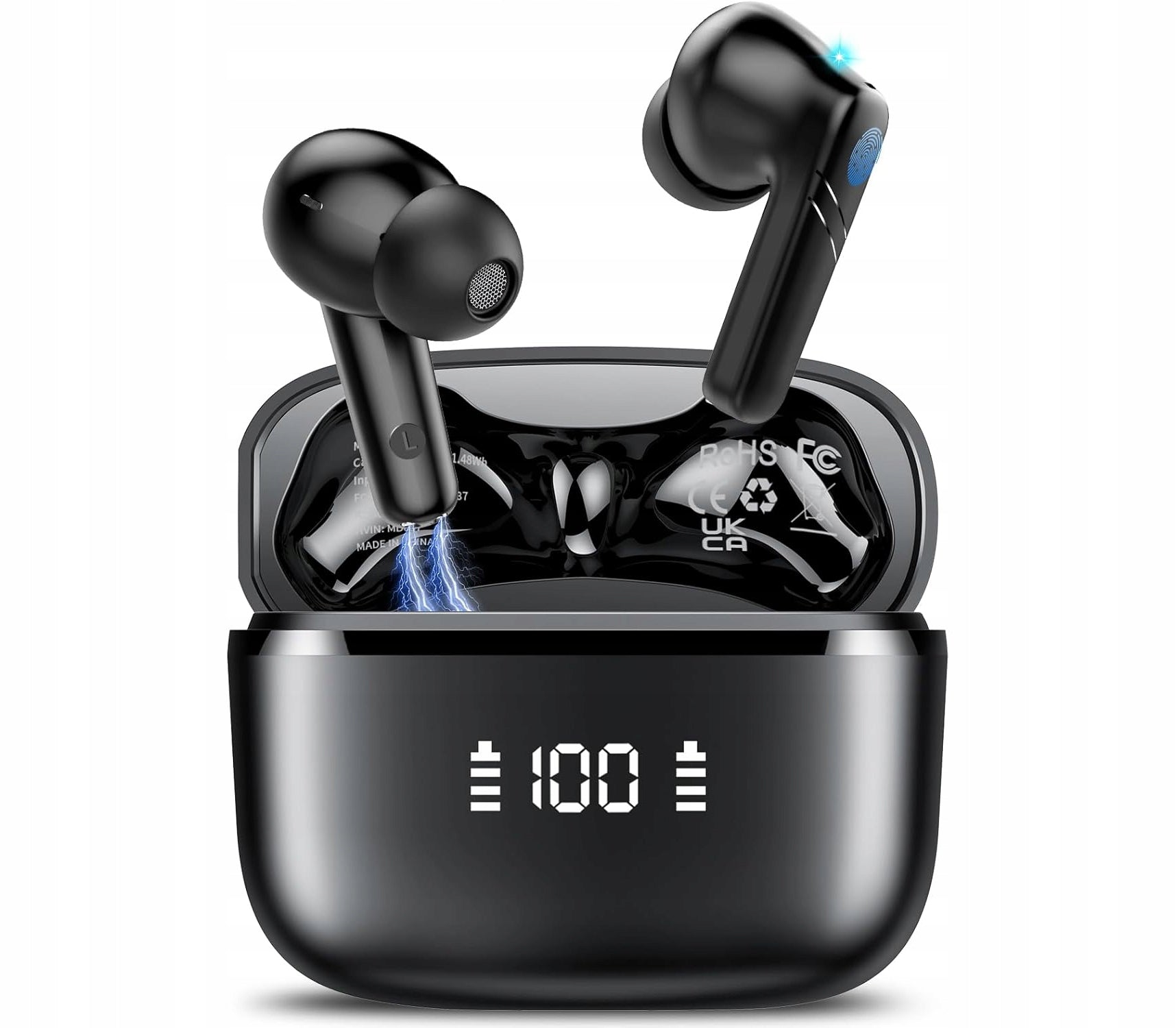 Headphones with translator AI Puqo MD037 Bluetooth 5.4 144 languages 3in1