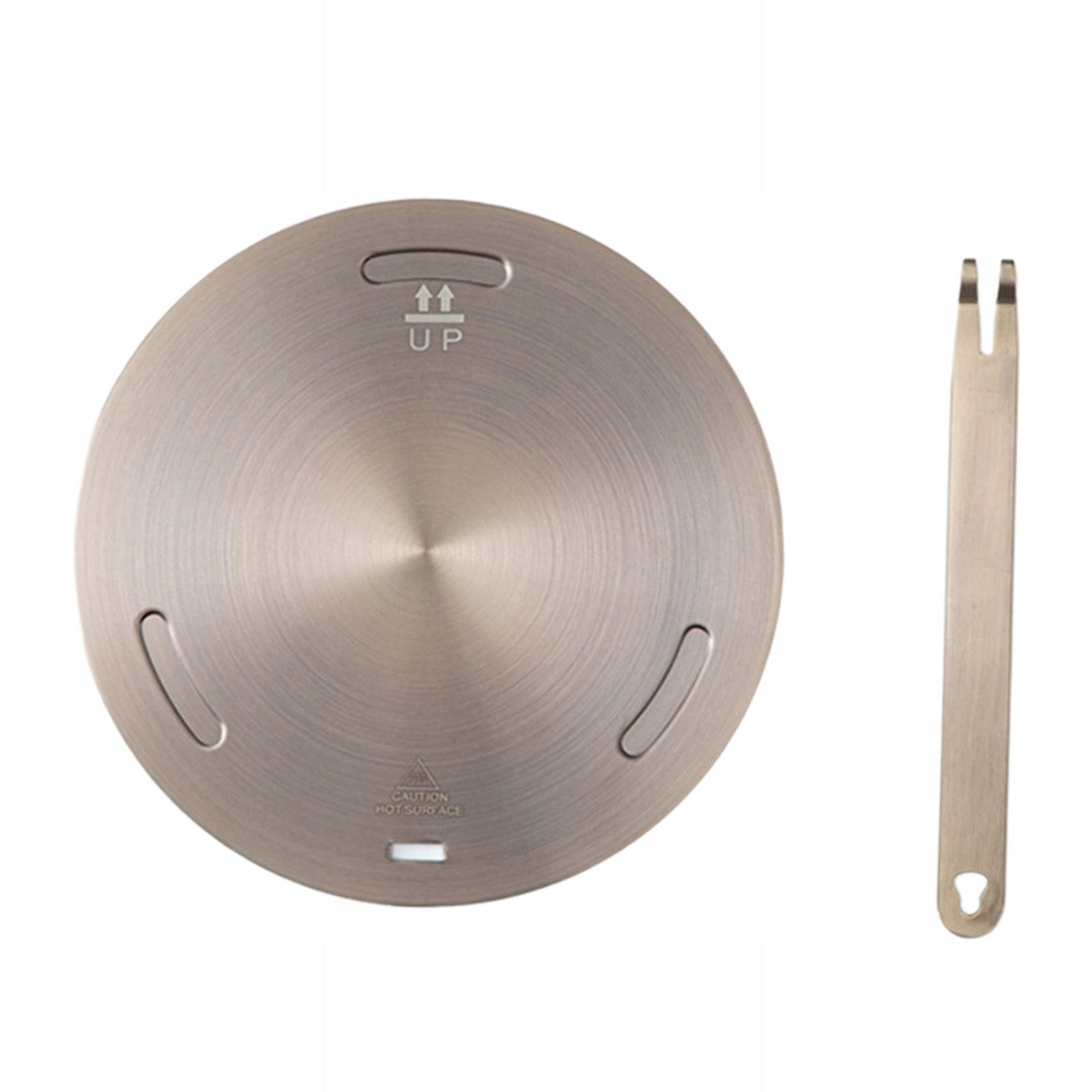 Heat Diffuser Plate Round Kitchen Gadget Stainless Steel Multipurpose 20cm Brand no brand