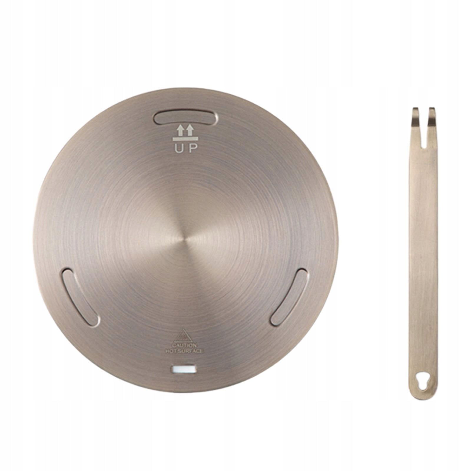 Heat Diffuser Plate Round Kitchen Gadget Stainless Steel Multipurpose 20cm Packaging status original