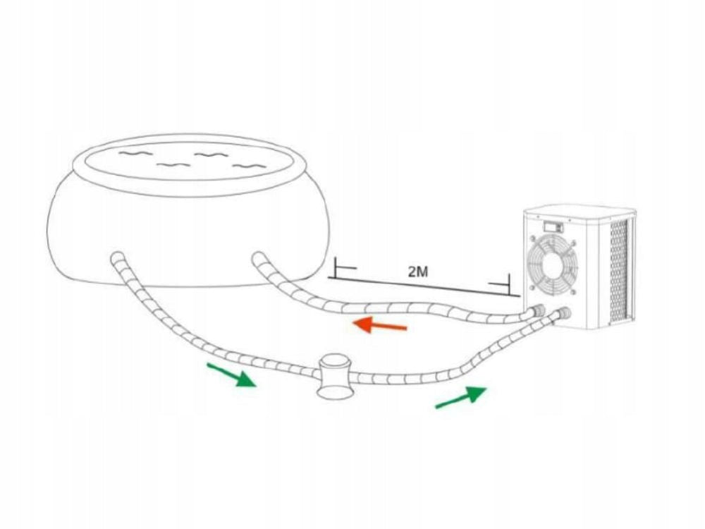 Heat Pump 4,2KW Water Heater For Swimming Pool Mini NEW MODEL Manufacturer code 7027591