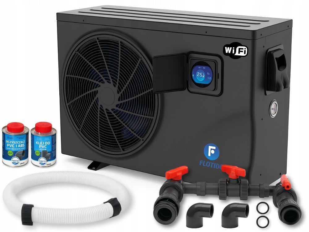Heat Pump for Swimming Pool Inverter Water Heater Flotide 60m3 MAX+BYPASS