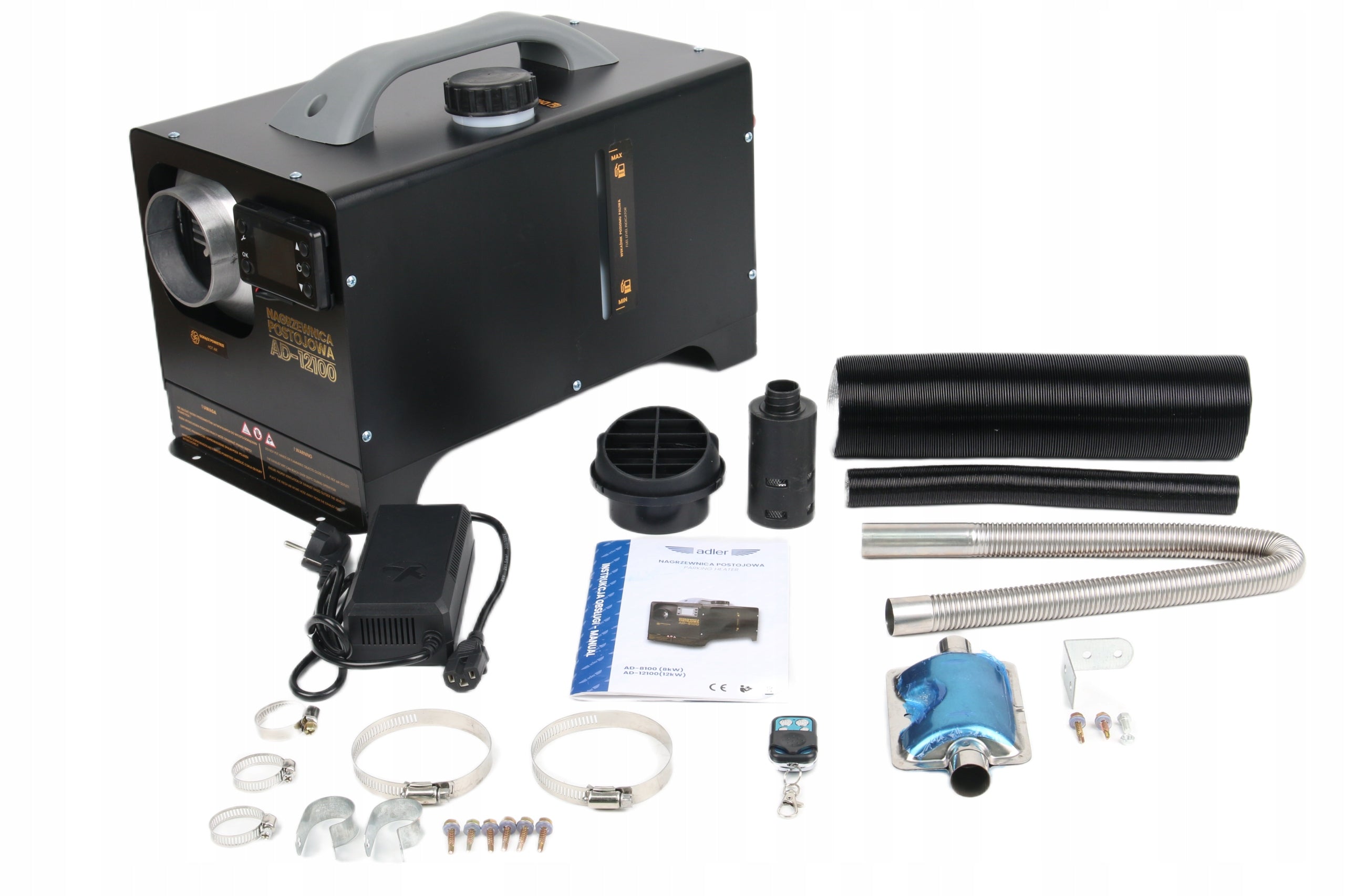Heater 12 kw oil parking blower ADLER AD-12100 webasto 12v 230