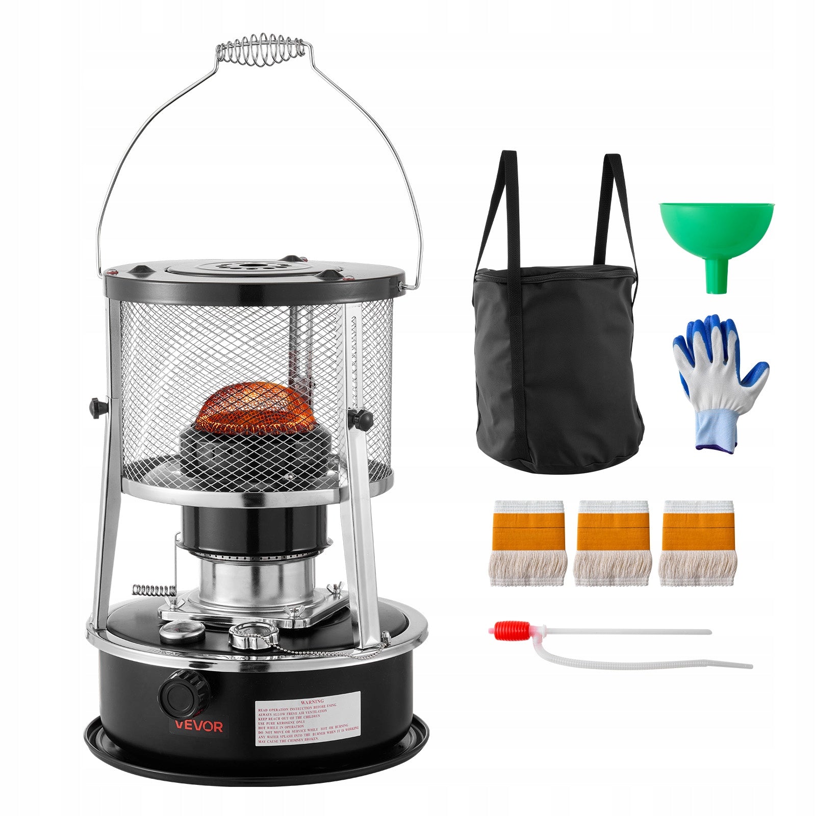 Heater 9000 BTU 19L Heating Stove 2in1 With Cooking Function For Home