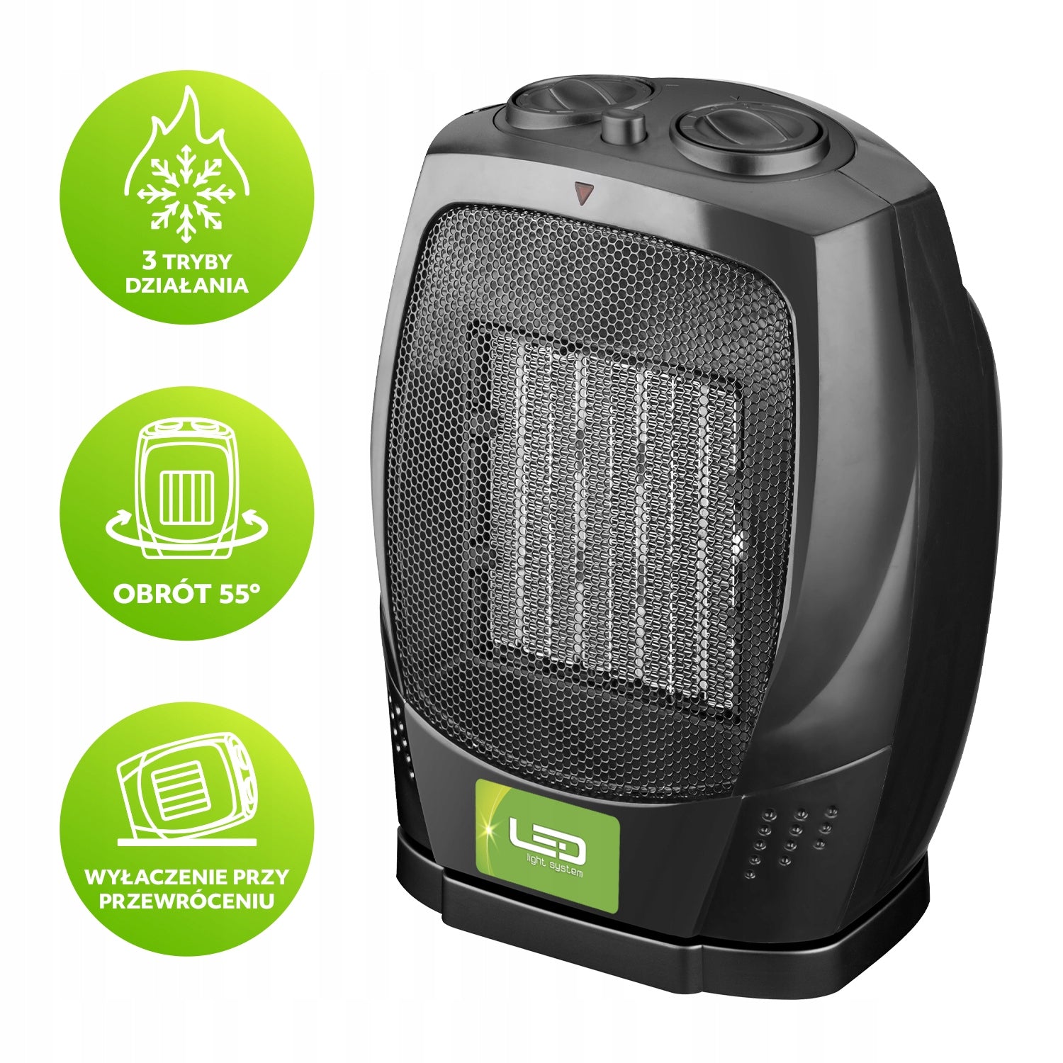 Heater Farelka Heater 1500W Ceramic Thermostat