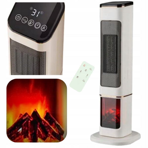 Heater Floor Fan Farelka 2000W POWERFUL FAN 2W1 3D