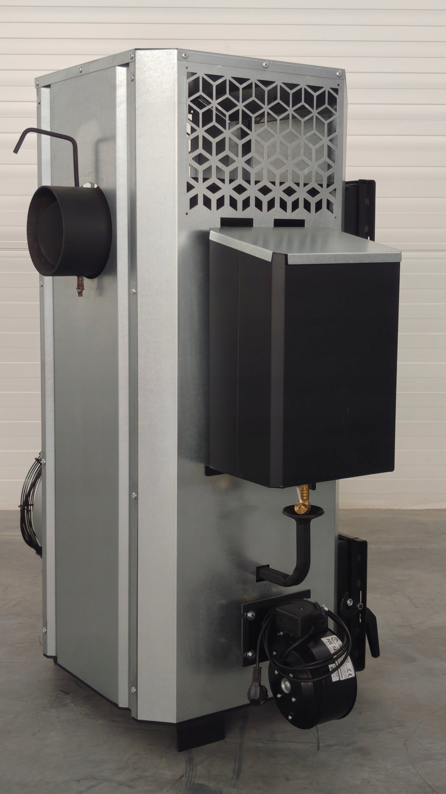 Heater Goat Blower Oven with Blower for Workshop 400m2 Oil+Wood Packaging status original