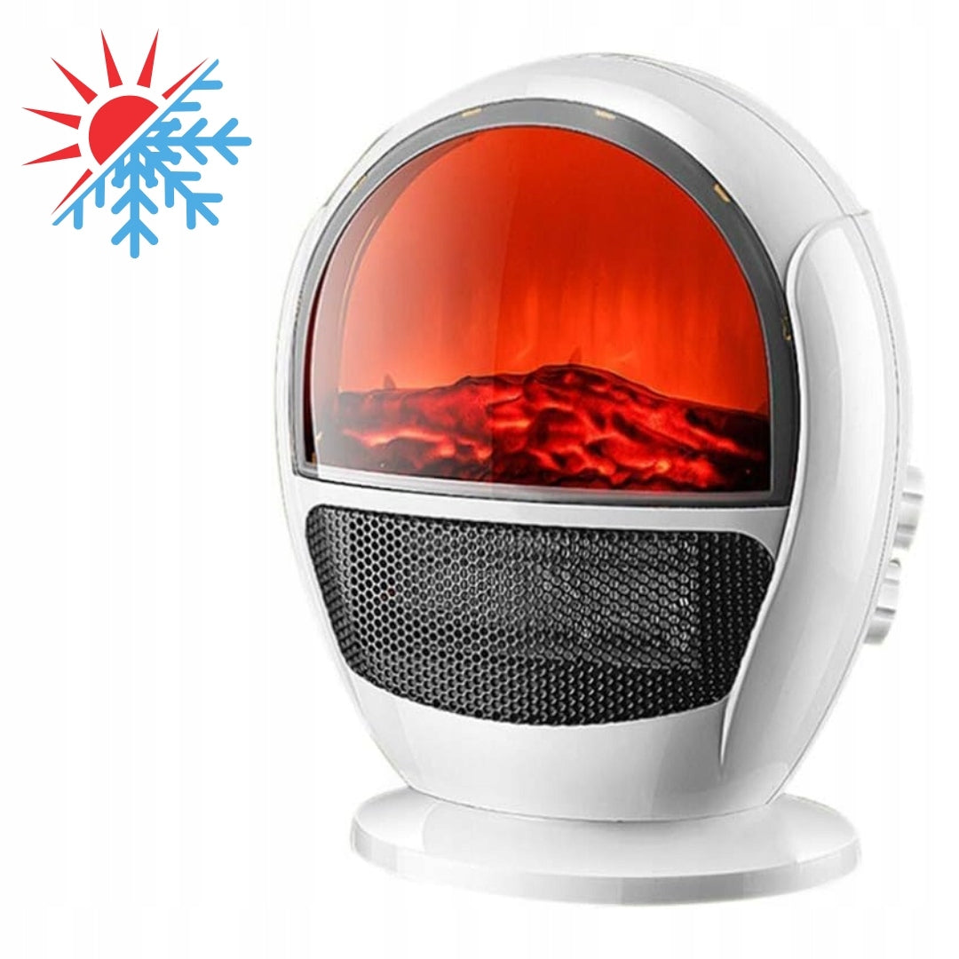 Heater and fan 2in1 – warm in winter and pleasant air supply in summer